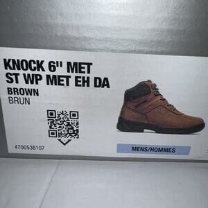 Hytest Metguard 6” Waterproof Metatarsal Safety Toe Work Boots K13261 Sz 10 W